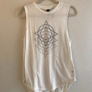 White Tank Top - Adidas Size Sm